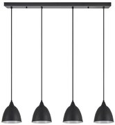Κρεμαστό Φωτιστικό Οροφής ΜαύροADEPT PENDANT 77-9048 Homelighting-77-9048-Μαύρο 77-9048