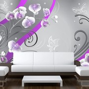 Φωτοταπετσαρία - Purple orchids - variation 350x245