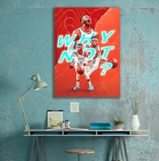 Πίνακας σε καμβά  Russell Westbrook KNV1563 30cm x 40cm