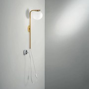 Φωτιστικό Τοίχου - Απλίκα I-Odisseo-AP1-Oro E14 65,5x15cm Gold Luce Ambiente Design