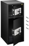 VEVOR 33&quot; Digital Double Door Safe Depository Box Gun Safes Cash Office Security Lock Strong Iron Larger Digital Safe Box