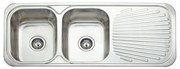 Eco Sink Νεροχύτης Ένθετος Ανοξείδωτος Μ118xΠ48cm Inox
