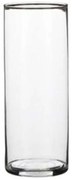 Βάζο Γυάλινο Carly 02.1041803 9x19cm Clear Γυαλί