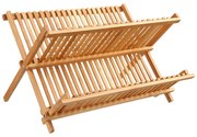Πιατοθήκη Labon pakoworld bamboo φυσικό 42,5x33,5x25,5εκ