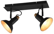 Φωτιστικό Οροφής - Σποτ Roxie 811900232 40x13x22cm 2xE14 10W Black Trio Lighting