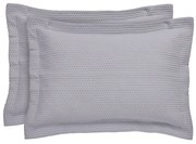 Ζεύγος Μαξιλαροθήκες Καπιτονέ (50x70) Das Home 9635 Grey