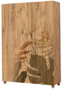 Ντουλάπα Τρίφυλλη Leva Hedera Forest 863SPH4234 120x48x189cm Multi Τρίφυλλη