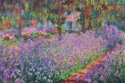 Αφίσα The Artist's Garden at Giverny, 1900, Claude Monet