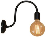 Φωτιστικό Τοίχου - Απλίκα HL-125-1W90 77-2896 Selena Black Homelighting Μέταλλο