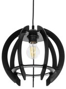 VIVIDUS 202-0028 Μοντέρνο Κρεμαστό Φωτιστικό Ανάρτηση Μονόφωτο 1 x E27 IP20 Μαύρο-Μ30 x Π30 x Υ70cm Globostar-202-0028-Μαύρο 202-0028