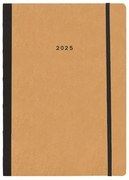 Next ημερολόγιο 2025 Natural ημερήσιο flexi μουσταρδί με λάστιχο 14x21εκ. τμχ.