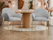 Καρέκλα Muz DC 1261 2τμχ-Gkri