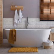 White Mosaic πλακάκια διακόσμησης τοίχων κουζίνας &amp; μπάνιου 31319 Ango