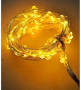 Vetur Χταπόδι 80 Mίνι LED 8x10 Θερμό Λευκό Y1m Μπαταρίας Με Ασημί Σύρμα 9780987