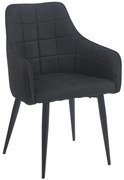 Πολυθρόνα Cameron 11.1705 58x56x87cm Black Zita Plus