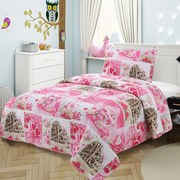 Κουβερλί Παιδικό (Σετ 2τμχ) 418 Pink DimCol Single 160x220cm Microfiber