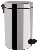 Κάδος Απορριμμάτων Μπάνιου (Φ25x40) Pam &amp; Co 12lt 12-300-001 Inox