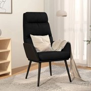vidaXL Πολυθρόνα Relax Μαύρη Υφασμάτινη
