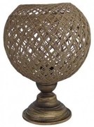 Επιτραπέζιο Φωτιστικό με σχοινί SILK-01/PR -m- TABLE LAMP NAT-BR 31-1217 Heronia-31-1217-Καφέ 31-1217