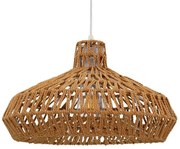 Φωτιστικό Οροφής Rayne 00910 1xΕ27 Με Πλέγμα Φ38x24cm Light Brown GloboStar