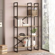 Megapap Βιβλιοθήκη Dusan Sepet Oak