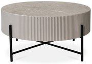 Milo Coffee Table ø80x40 Grey
