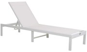 Ξαπλώστρα Thatcher HM5983.01 196,5x64,5x92cm White