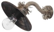 Απλίκα Φωτιστικό Τοίχου PETRA  UT-160AP ROPE UT-Μπρονζέ 31-0578 Heronia-31-0578-Μπρονζέ 31-0578
