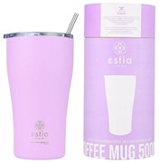 ESTIA ΘΕΡΜΟΣ COFFEE MUG SAVE THE AEGEAN 500ml LAVENDER PURPLE