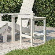 Τραπέζι Κήπου Adirondack Λευκό 38 x 38 x 46 εκ. από HDPE - Λευκό