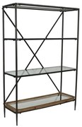 Liberta MARAIS ΒΙΒΛΙΟΘΗΚΗ 4ΡΑΦΙΑ ΦΥΣΙΚΟ 127x43xH184cm 127x43xH184cm 28-0320