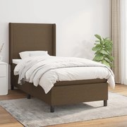 ΚΡΕΒΑΤΙ BOXSPRING ΜΕ ΣΤΡΩΜΑ ΣΚΟΥΡΟ ΚΑΦΕ 80X200 ΕΚ. ΥΦΑΣΜΑΤΙΝΟ 3131228