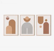 Πίνακας Jackalon pakoworld τρίπτυχος με ψηφιακή εκτύπωση και πλαίσιο 33x1.5x48εκ