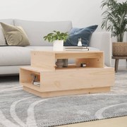 vidaXL Τραπεζάκι Σαλονιού 80 x 55 x 40,5 εκ. από Μασίφ Ξύλο Πεύκου