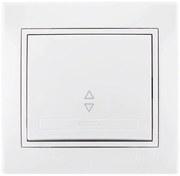 Lezard Διακόπτης A/R Λευκό Mira (Πλήρης) 701.0202105