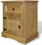 Κομοδίνο Μεξικάνικο Στιλ Corona 53 x 39 x 66 εκ. Ξύλο Πεύκου 243730