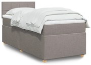 ΚΡΕΒΑΤΙ BOXSPRING ΜΕ ΣΤΡΩΜΑ TAUPE 100 X 200 ΕΚ. ΥΦΑΣΜΑΤΙΝΟ 3288895