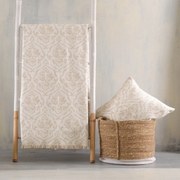 Ριχτάρι Medallion Ecru Beige Ρυθμός Τριθέσιο 180x280cm Cotton-Polyester