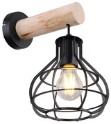 Απλίκα Globo Lighting Clastra 15388W Μαύρο