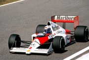 Φωτογραφία Alain Prost driving a McLaren MP4/5, 1989