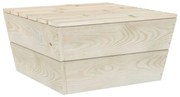 vidaXL Τραπέζι Κήπου 60x60x30 εκ. από Εμποτισμένο Ξύλο Ερυθρελάτης