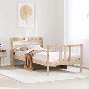 vidaXL Πλαίσιο Κρεβατιού Κεφαλάρι 75x190εκ. Μασίφ Πεύκο
