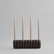 Κηροπήγιο Tube Big Κεραμικό Καφέ/Μαύρο L35xW6xH11cm, 101COPENHAGEN