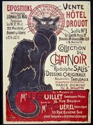 Αναπαραγωγή Chat Noir (Black Cat), Steinlen, Theophile Alexandre