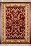 Χαλί Isfahan 3783B Red Cream Βιοκαρπέτ 180X180cm Round