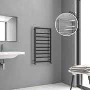 Karag 7 900 Design Θερμαντικό σώμα μπάνιου Χρωμέ 10,7x50x90cm