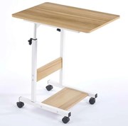 Τραπεζάκι Helper 09.0622 60x40x60/85cm White-Natural Zita Plus