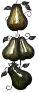 Διακοσμητικό Τοίχου Αχλάδια 15-00-11524 40x97x3cm Multi Marhome Μέταλλο