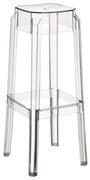 Σκαμπό Μπαρ Fox Stool 75 Clear 32-0102 36X36X75cm Siesta Πολυπροπυλένιο