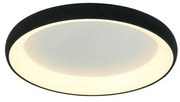 Πλαφονιέρα Φωτιστικό Οροφής 40cm LED 32W IP20 3000K 2040 Zambelis-2040-Μαύρο 2040